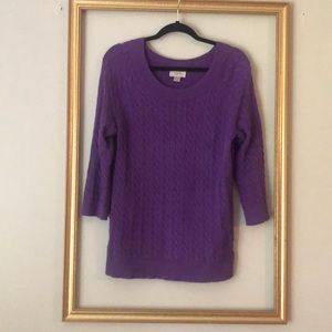 Loft Purple Sweater Size L